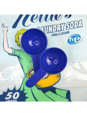 Lot of 2 Nellies Laundry Soda Scoops Tablespoon Blue Set Replacement